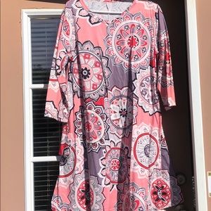 Fun midi summer dress